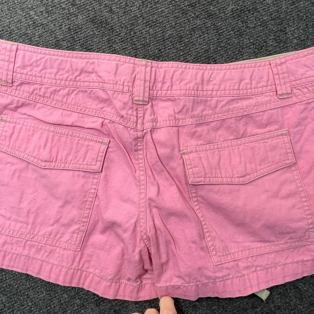 Mossimo Y2K Cargo Shorts Women L Pink Soft Girl Utility Cotton Barbiecore 90s